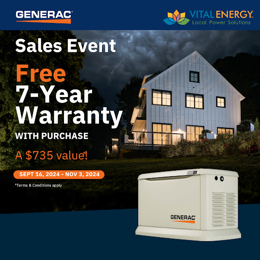 Stay Powered Through Any Weather: Generac Standby Generators with a Free 7-Year Warranty Generac Free Warranty