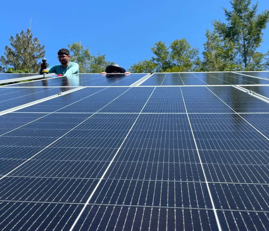 Solar Energy: Solar Panels Being Installed