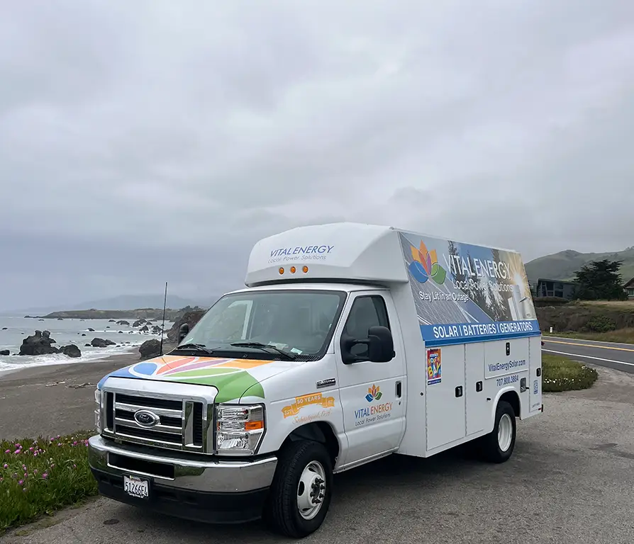 Vital Energy: Solar Energy Installation Truck